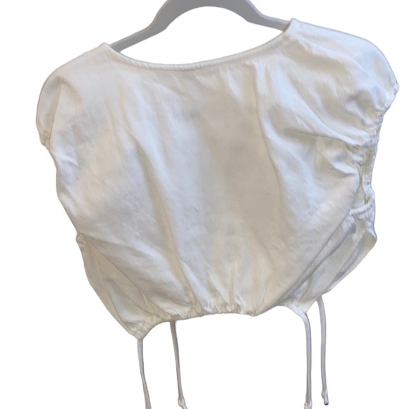 Zara Crop Top Open Side Tie Up - Picture 5 of 6